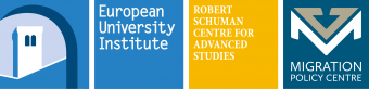 Logo reads Europeans University Institute Robert Schuman Centre for Advanced Studies, Migration Policy Centre