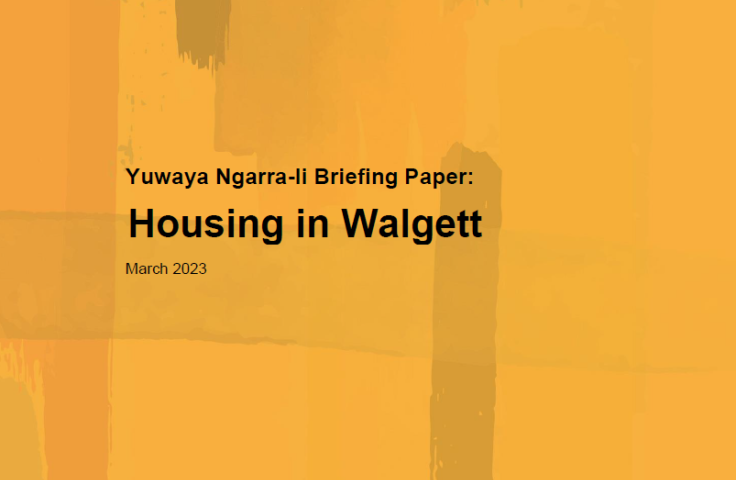 Yuwaya Ngarra-li Briefing Paper: Housing in Walgett 