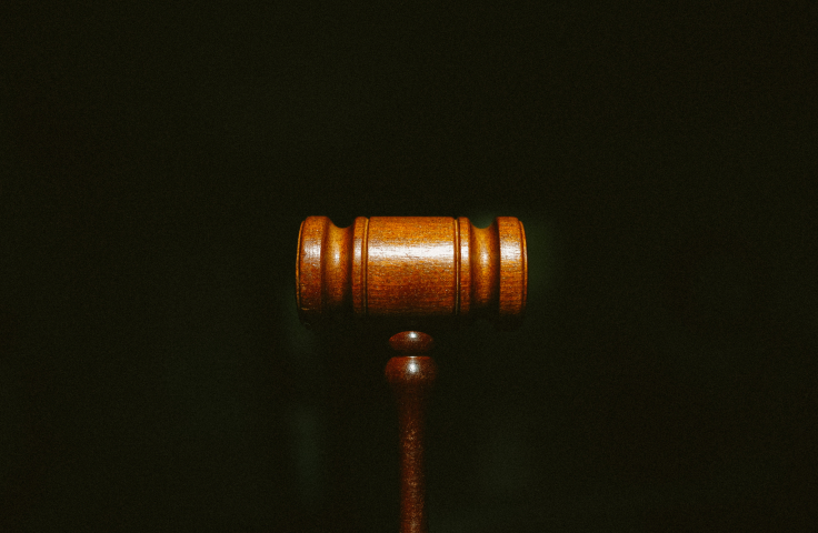 A wooden gavel